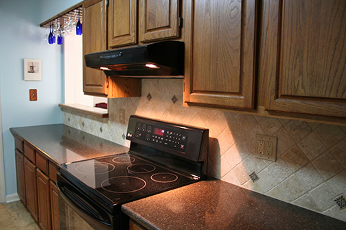 Kitchen Remodel; Custom Tile